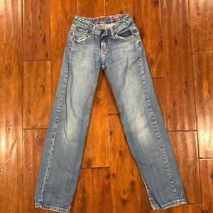 Girls Arizona Slim Straight Leg Blue Jeans